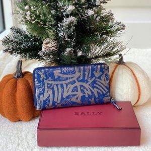 Bally Balen Wallet in Graffiti Print